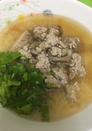 รูปของ ข้าวต้มซี่โครงหมูสับเห็ดหอม