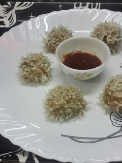 A picture of Chicken Flower Dumpling.
