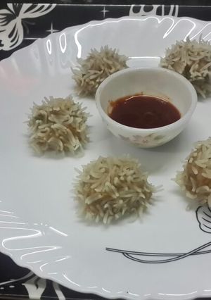A picture of Chicken Flower Dumpling.