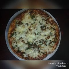 A picture of Chicken pizza.