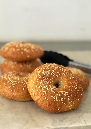 Foto resep Sourdough Bagel
