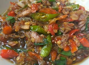 Foto resep Sambal ikan asin klotok