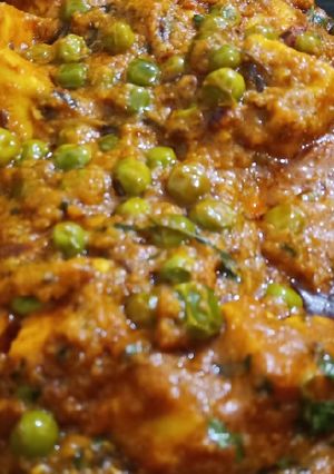 A picture of Dhaba Style Matar Paneer Recipe.