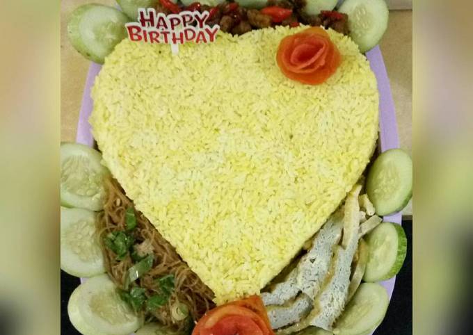 Cara Buat Nasi Kuning Ulang Tahun Ekonomis Untuk Jualan