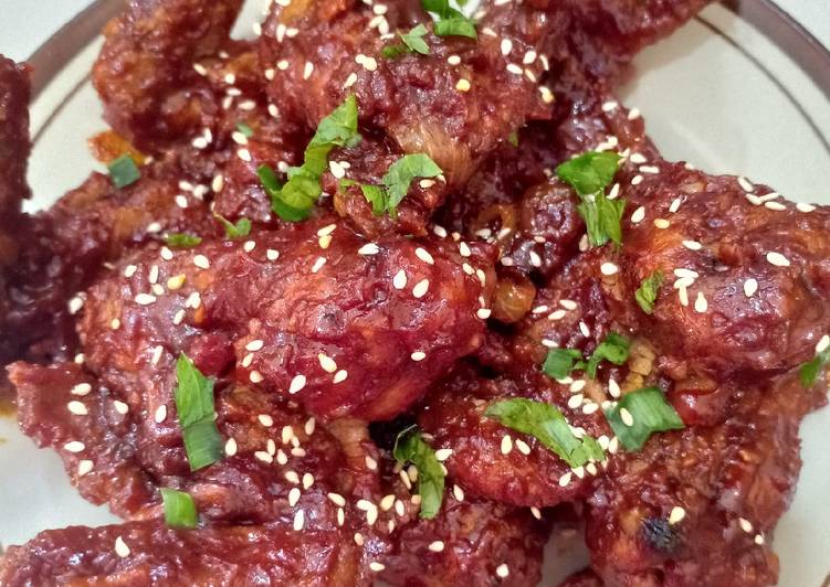 5 Resep: Fried Chicken Gochujang yang Enak!