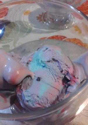 Una foto de Helado de Galaxia