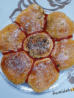 عکسی از دستور اشترودل گوشت و قارچ🥐😋