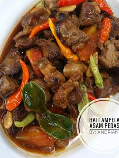 Foto resep Hati ampela kuah asam pedas