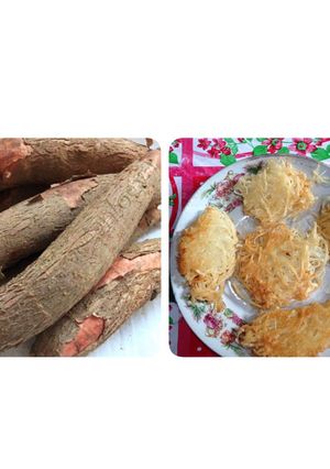 Hình của món Bánh sắn .