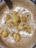 Cappuccino con palomitas de caramelo ☕🌽🍬