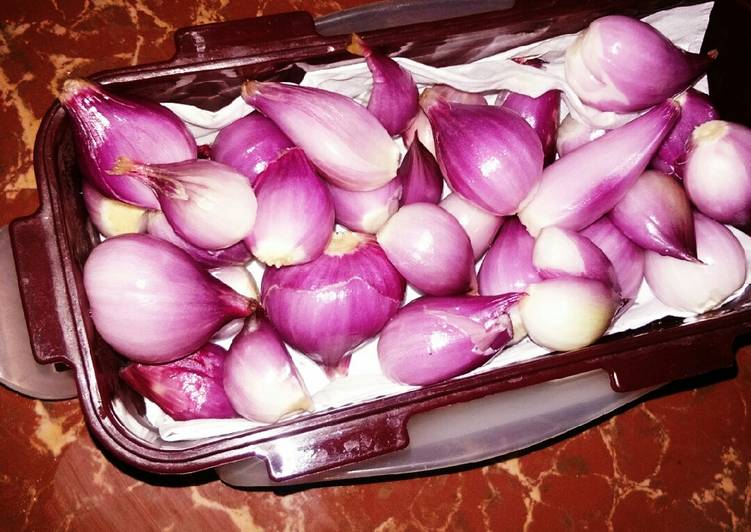 Resep Tips Kupas Bawang Merah Anti Gagal