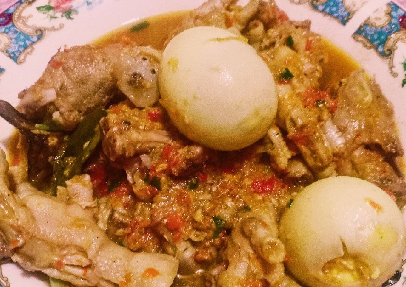 Ceker Telor Ayam Lapindo