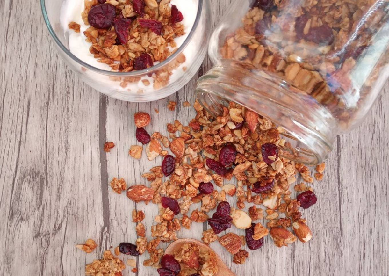 Granola casera saludable