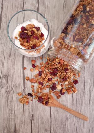 Una foto de Granola casera saludable