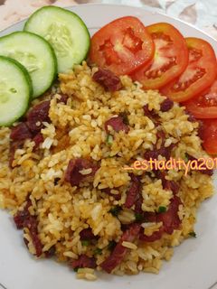 Foto resep Nasi goreng sei sapi