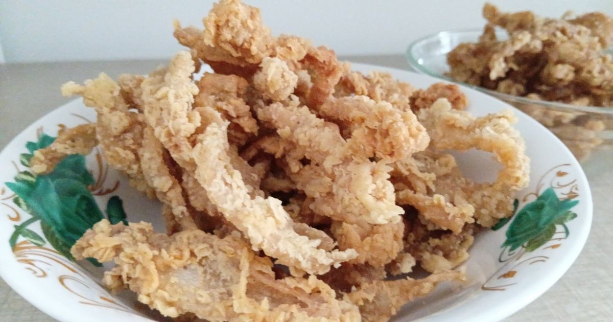 Kulit Ayam Krispi Kriwil