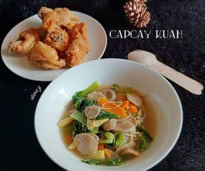 Resep Mudah Cap Cay Kuah menu makan siang Nikmat Lezat