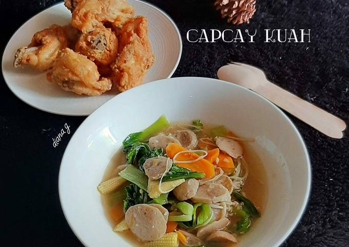 Cap Cay Kuah (menu makan siang)