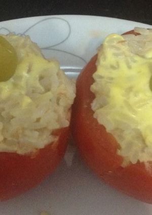 Una foto de Tomates Rellenos