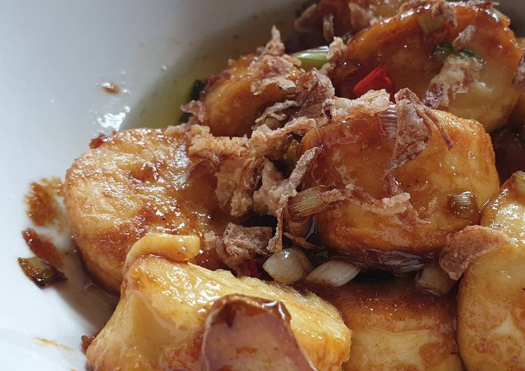 Resep: Egg Mapo Tofu yang Renyah