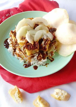 Foto resep Nasi Tahu Tek