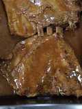 Costillar de cerdo asado