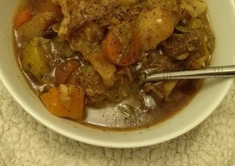 Easiest Way to Make Perfect Mutton stew with homemade dumplings