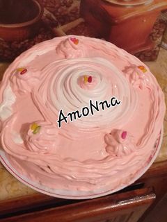 صورة لوصفة كيكة عيد ميلاد ابنتي