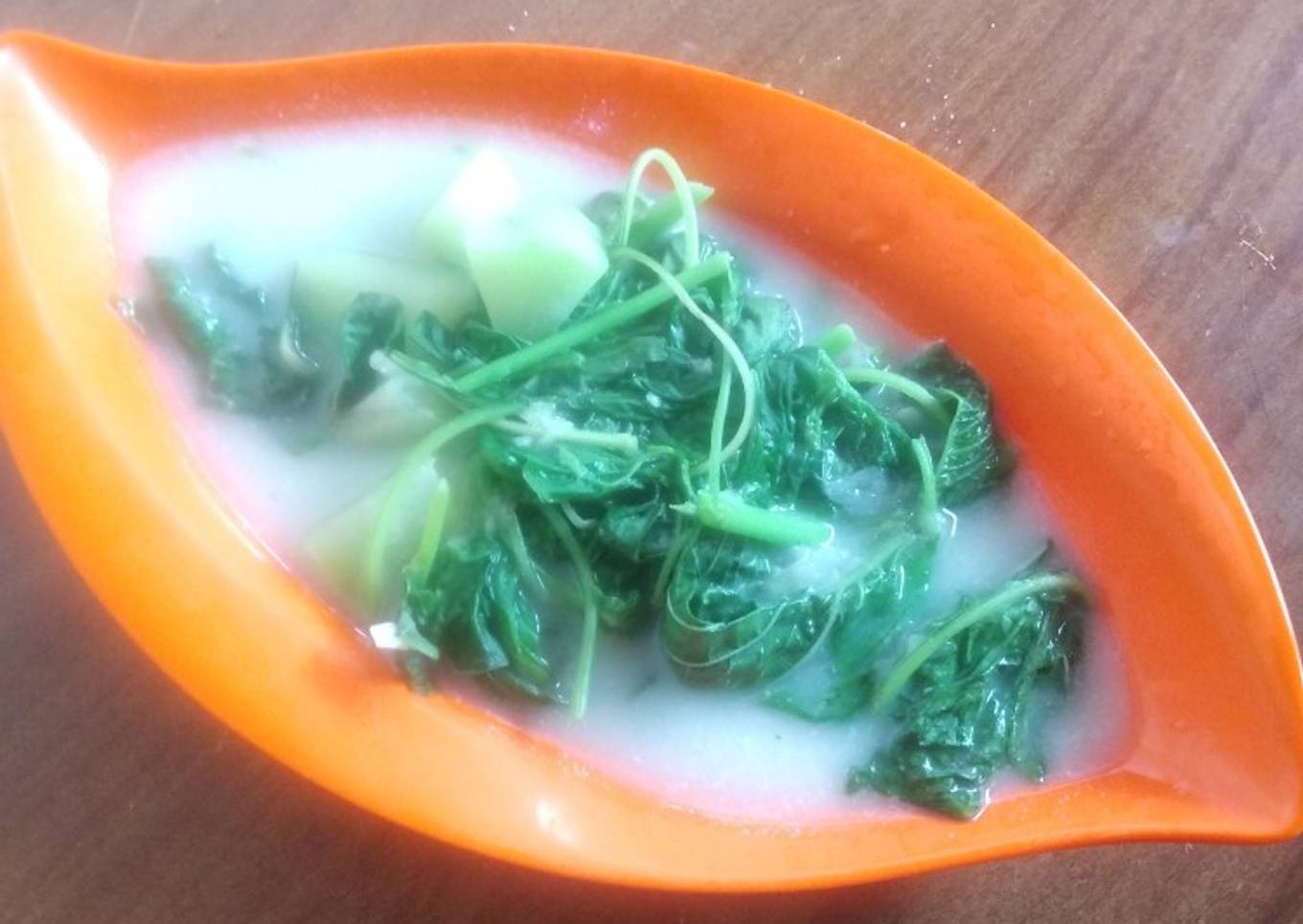 Sayur bayam kacang