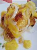 Alitas de pollo a la plancha en salsa de mango