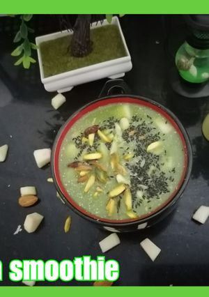 A picture of Green smoothie🍵🇵🇰🍵.