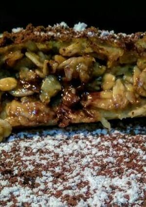 Una foto de CREPAS de Maíz rellenas de Müesli con Chocolate Negro...!