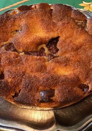 Une photo de Gâteau léger aux prunes d'ente et vanille