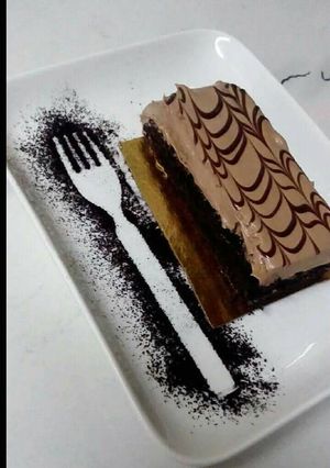 صورة لوصفة حلوة على طريقة الميلفاي🍰