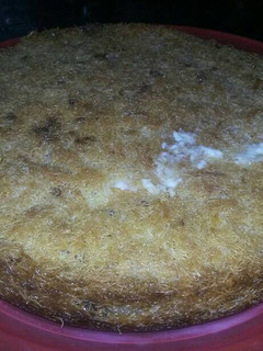 صورة لوصفة كنافة بالقشطة 😋😋👍