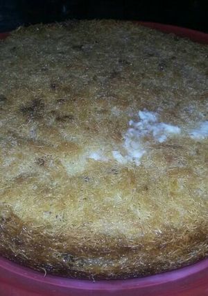 صورة لوصفة كنافة بالقشطة 😋😋👍