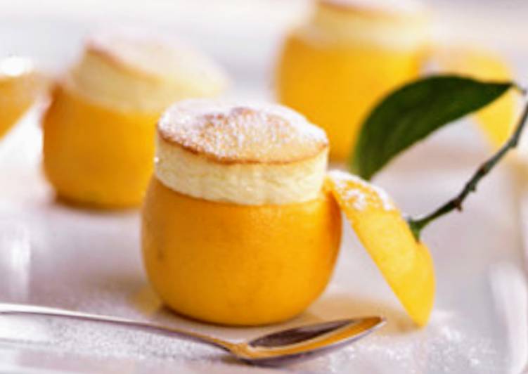 Lemon soufflés