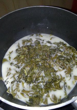 Foto resep Sayur santan daun singkong