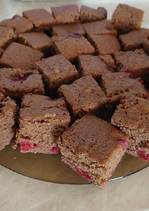 Kakaós meggyes süti recept fotója