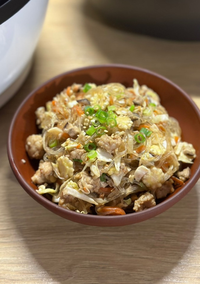 氣炸鍋的螞蟻上樹 的食譜成品照片