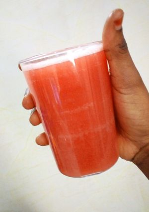 A picture of Watermelon drink.