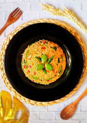 Foto resep Nasi Goreng Teri Petai 💚