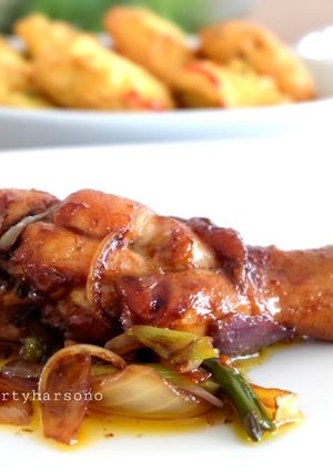 Foto resep Ayam goreng mentega seperti di restaurant chinese food
