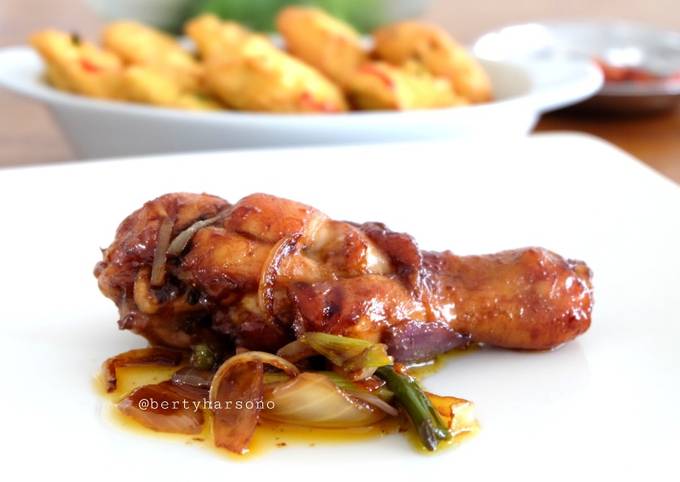 Ayam goreng mentega seperti di restaurant chinese food