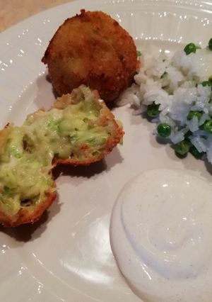 Sajtos cukkinigolyó recept fotója