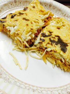 صورة لوصفة مكرونه بالبشاميل بطريقتي😉