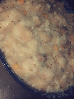 صورة لوصفة معكرونة بالكريمة والدجاج 😍💙
