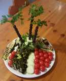 Insalata con verdure grigliate
