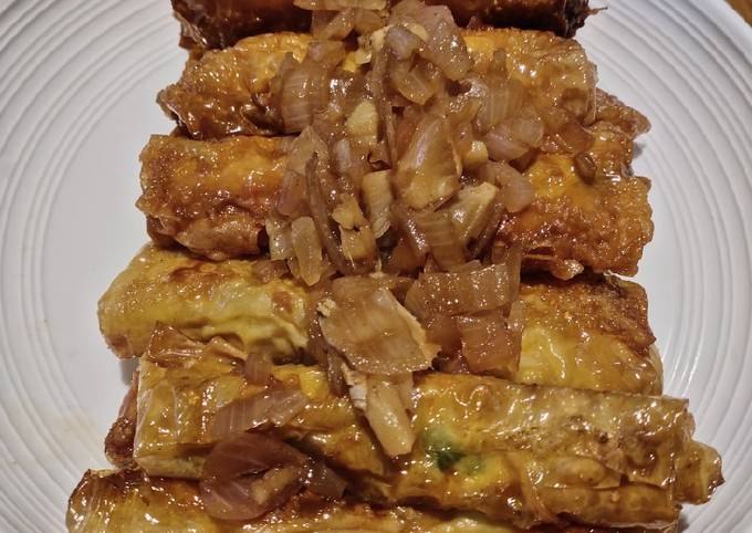 Recipe of Quick Tofu Wrapped in Beancurd Sheets