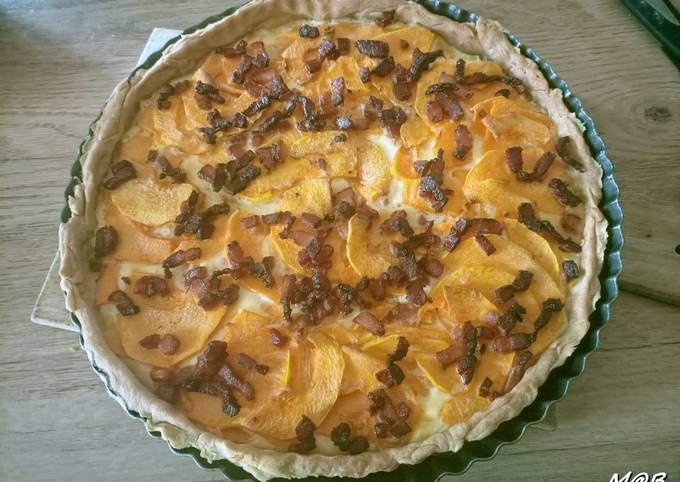 Tarte Butternut Et Lardons Fumés Au Cook Expert De Gato Bond ... Marie ...